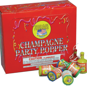 WC CHAMPAGNE PARTY POPPER (CASE) 20/72
