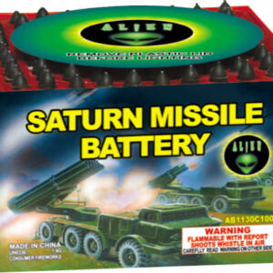 100 SHOT SATURN MISSILE BATTERY (CASE) 30/1