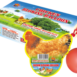 CHICKEN BLOWING BALLOON (CASE) 24/12