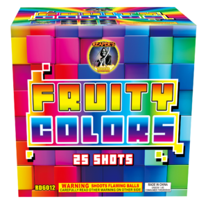 FRUITY COLORS 25 SHOT (CASE) 4/1
