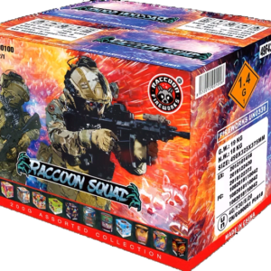 RACCOON SQUAD 200 GRAM ASSORTED (CASE) 1/12