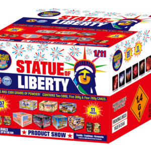 STATUE OF LIBERTY CAKE ASSORTMENT (CASE) 1/11